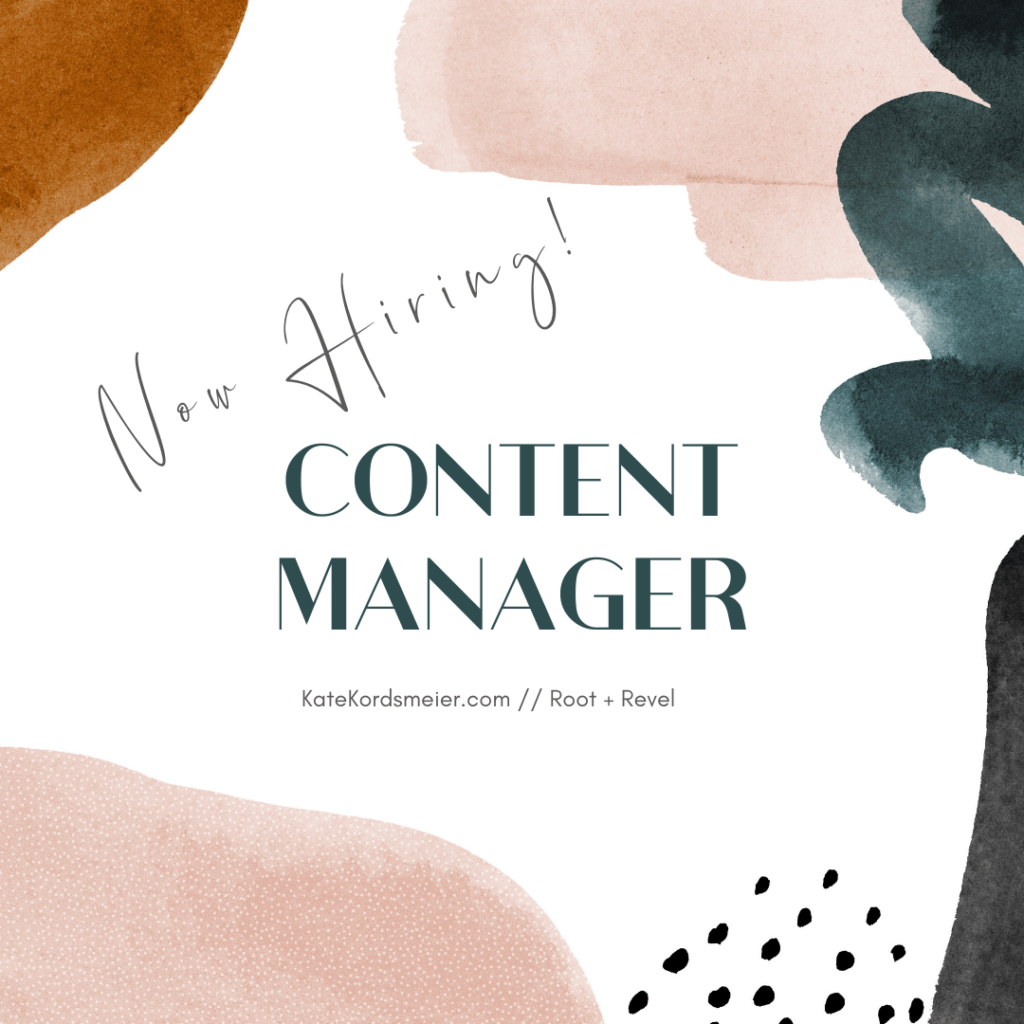 hiring vma Content Manager