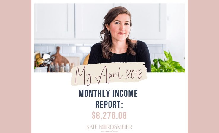 My April 2018 MONTHLY Income Report 8276.08 how to get sponsored,sponsored content,branded content