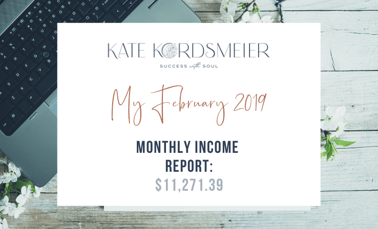 My February 2019 monthly Income Report 11271.39
