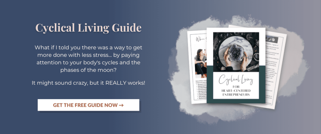 Cyclical Living Guide Opt In Graphic cycle syncing