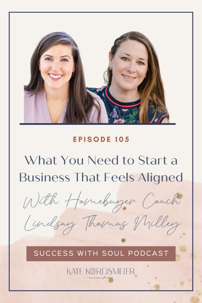 If you know you're ready to start a business, but you're not sure what your exact focus should be — homebuyer coach Lindsay Thomas recommends diving in, investing in your biz, and using the opportunity to be learning from others as a way to clarify your desires and get you going in the right direction. 