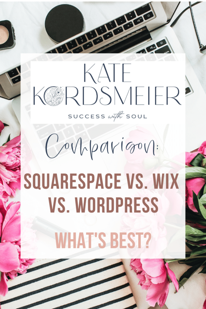 Squarespace vs. Wix vs. WordPress 