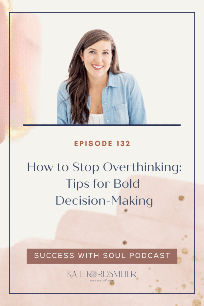 SWS 132 Solo Episode How to Stop Overthinking