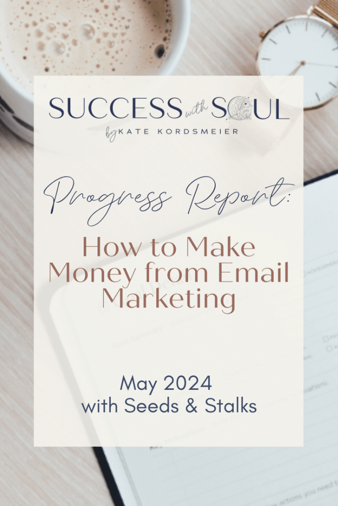 Progress Report May 2024 make money from email marketing,email marketing for small business