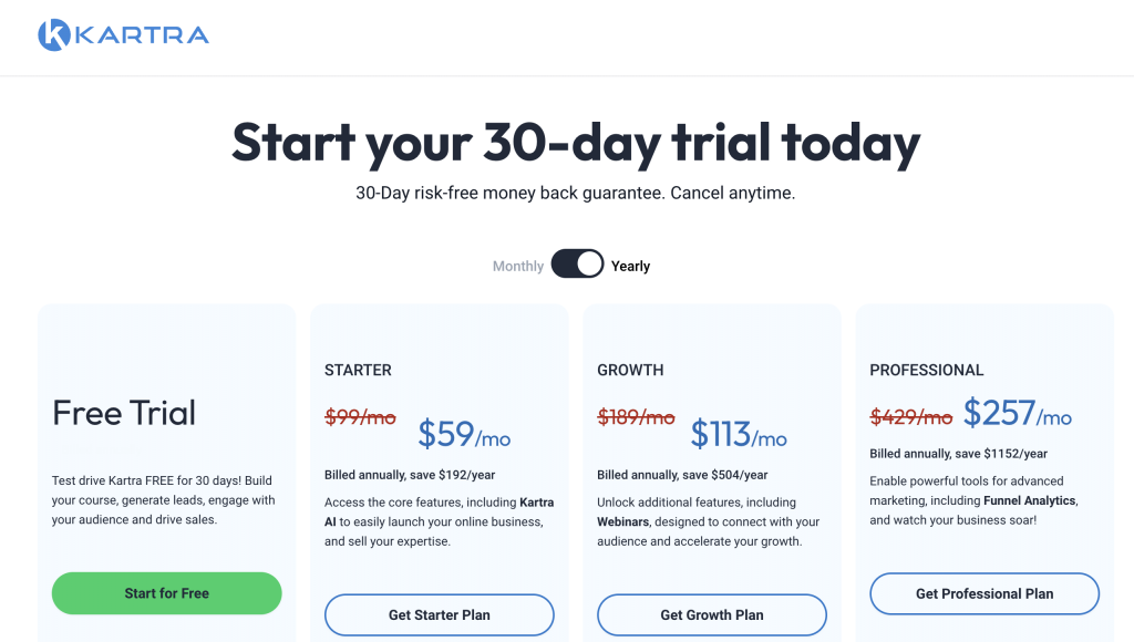 kartra pricing tech stack,sales funnel builder,email marketing platforms