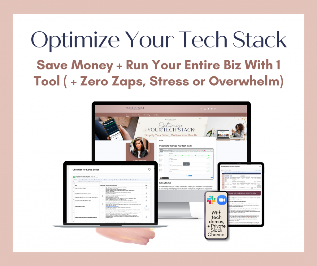 Optimize Your Tech Stack Save Money Run Your Entire Biz With 1 Tool Zero Zaps Stress or Overwhelm scalable tech stack