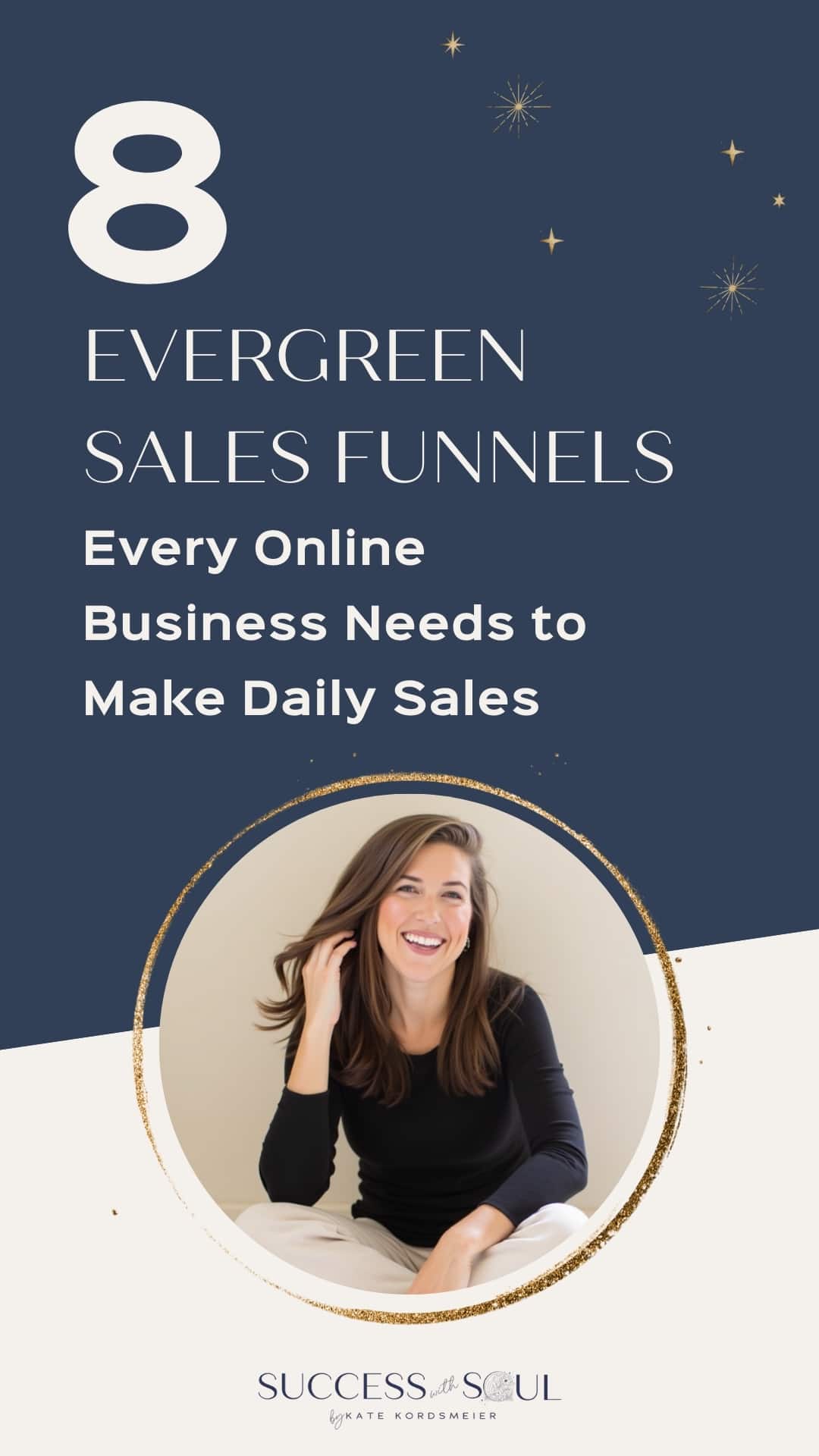 Evergreen Sales Funnels Pinterest Graphic