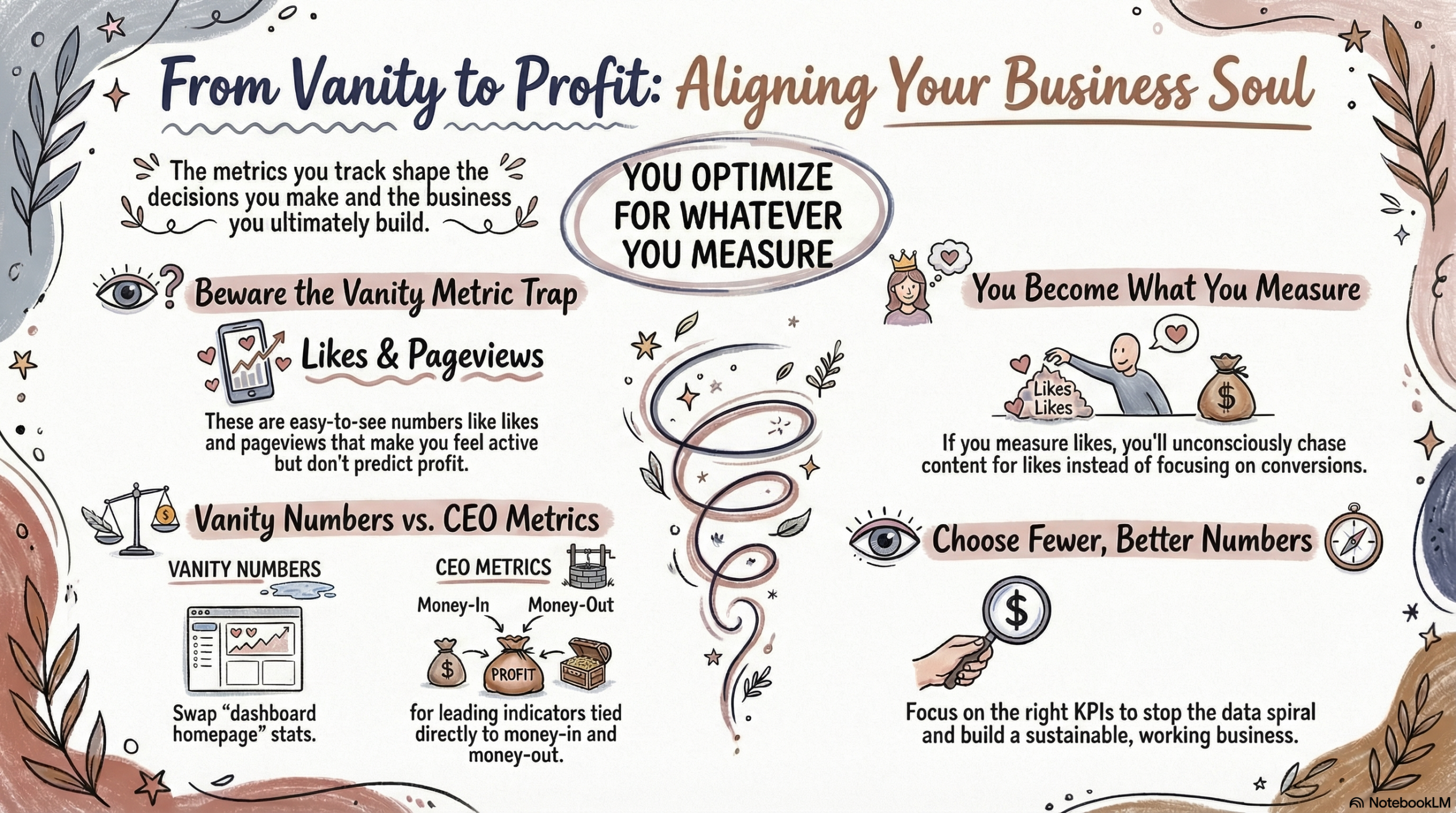 vanity metrics ceo scaled business metrics